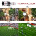 18x Zoom Telephoto Phone Camera Lens for Mobile - No Black Corner Universal Optical Zoom. 
