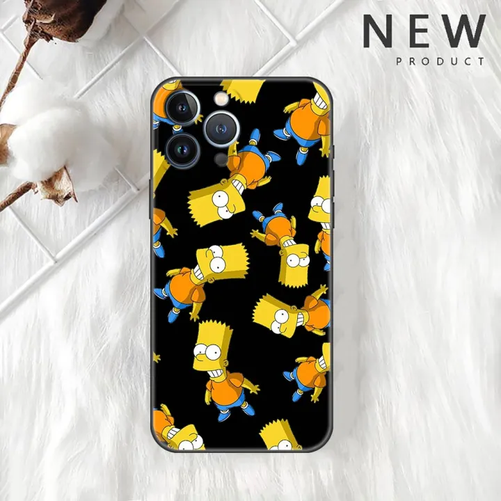 2025SMGSLIB%20Case%20For%20Apple%20iPhone%2011%2013%2014%2012%20Pro%207%20Plus%20XR%20X%20XS%20Max%206%206S%2013Pro%20Max%20Black%20Silicone%20Phone%20Funda%20Funny%20Homer%20Simpson%20-%20Image%208