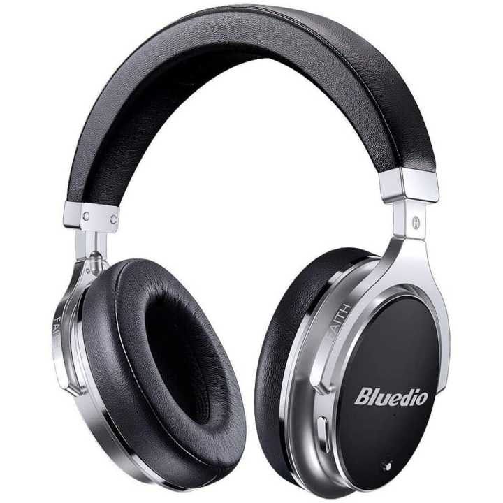 Bluedio F2 Bluetooth Headphones Active Noise Cancelling ANC Over Ear Wireless Headphones 180° Rotation,Wired and Wireless Headphones for Cell Phone/TV/PC