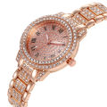 Luxury Rhinestone Ladies Watch Gypsophila Quartz Watches Alloy Strap Crystal Watch Digtal Clock Wrist Watches. 