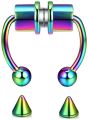 Fake Nose Ring Hoop Magnetic Septum Nose Ring. 