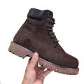 Men's Outdoor Leather Boots – Rugged Lace-Up Timberland Ankle Boots for Hiking, Winter & Daily Wear | 9301. 
