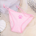 Low Waist Bikini Panties Thong Panties Soft Cotton Cute Claw Invisible Breathable Women Lovely Underwear Ladies Underpants. 