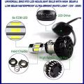 Universal Bike Rtd Led Fog Headlight Bulb With High Beam & Low Beam Waterproof Ultra Bright White Light (12V - 35W). 