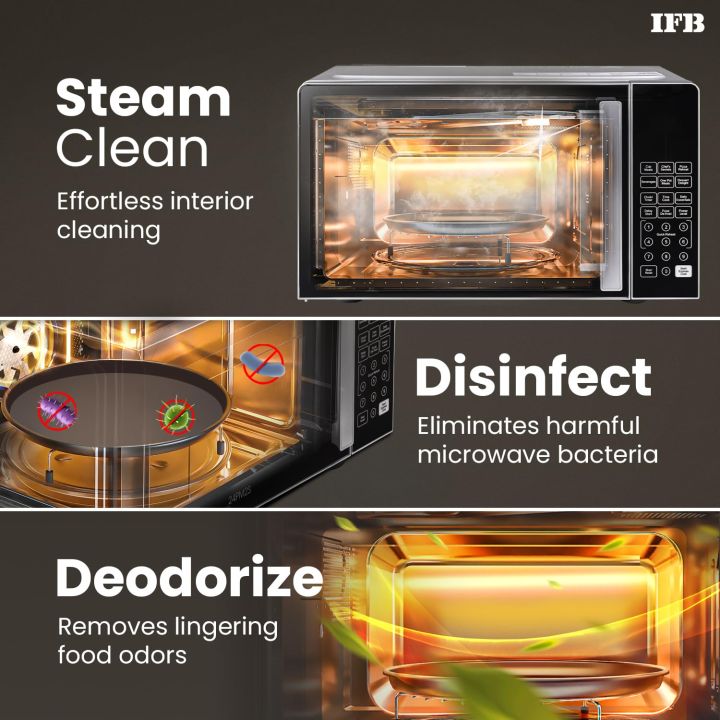 IFB%2024L%20Solo%20Microwave%20%20with%2069%20Auto%20Cook%20Menus%20(24PM2S,%20Silver,%20Mug%20Recipes,%20Steam%20Clean,%20Auto%20Reheat,%20Preset%20Timer,%20Power%20Save,%20Child%20Safety%20Lock,%2010%20Power%20Levels)%20-%20Image%206