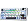 AULA F75 MAX Glacier Blue - Reaper Switch | 75% Hot Swappable Wireless Gaming Mechanical Keyboard. 