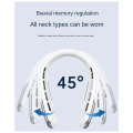 Portable Neck Fan Rechargeable - 3000MAh Capacity Bladeless Hanging Neck Fan Cooling Cooler Fan White. 