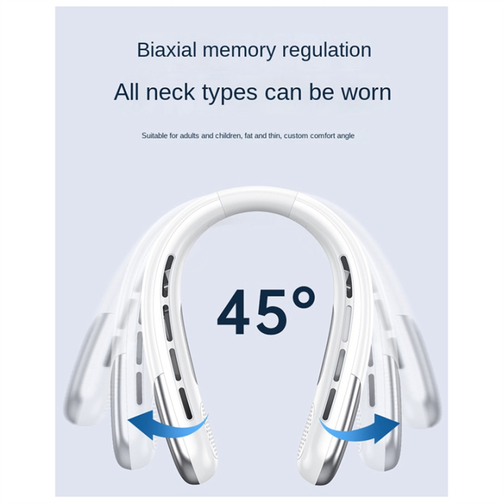 Portable%20Neck%20Fan%20Rechargeable%20-%203000MAh%20Capacity%20Bladeless%20Hanging%20Neck%20Fan%20Cooling%20Cooler%20Fan%20White%20-%20Image%204