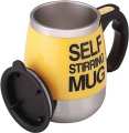 Self Stirring Mug, Auto Magnetic Mug Stainless Steel Mixing Cup With Airtight Lid And Drink Hole To Go Mug-1PIece. 