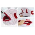 Fish Shaped Cat Small Size Cat Bed Maroon Nest By Crown Aquatics. 