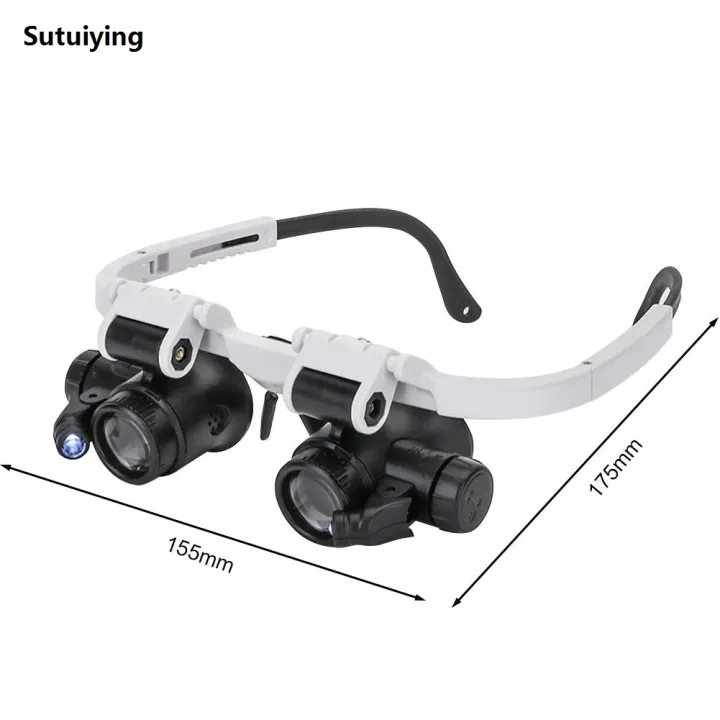 Sutuiying%208X/15X/23X%20Head-mounted%20LED%20Magnifying%20Glass%202XLED%20Watch%20Jeweler%20Bargain%20price%20Repair%20Reading%20Observation%20Telescopic%20Magnifier%20Glasses%20-%20Image%206