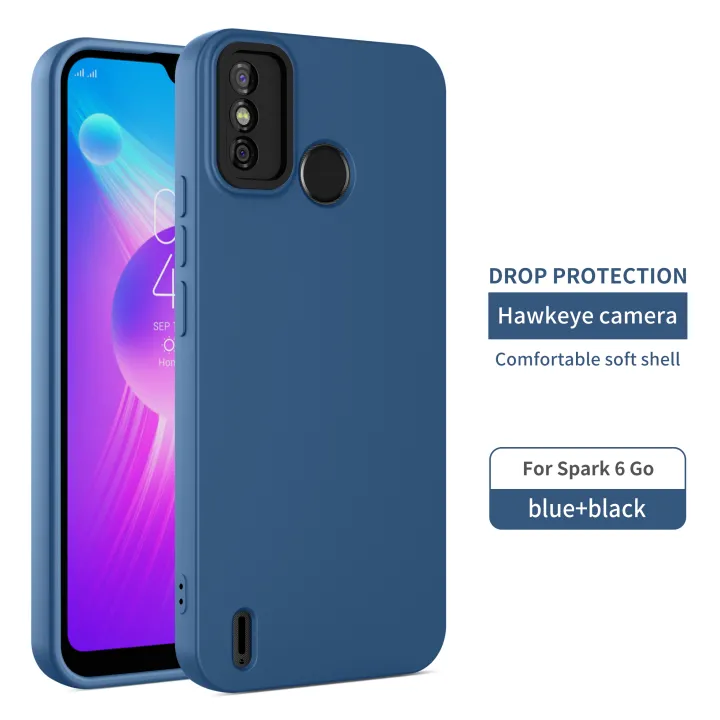 Tecno%20Spark%206%20GO%20-%20Case%20Liquid%20Silicone%20Soft%20Gel%20Rubber%20Shockproof%20Cover%20-%20Image%203