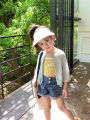 Douyin Kids Denim Shorts 2023 Summer New Korean Denim High Waist Hot Pants for Girls 23216. 