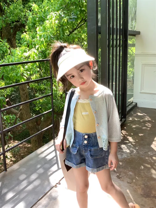 Douyin%20Kids%20Denim%20Shorts%202023%20Summer%20New%20Korean%20Denim%20High%20Waist%20Hot%20Pants%20for%20Girls%2023216%20-%20Image%204