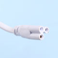 1Pc T5 T8 3Pin LED Tube Connector Cable Wire With Switch T5 T8 Extension Cord For Integrated LED Fluorescent Tube Light Bulb. 