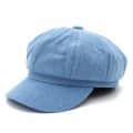 Jeans Octagonal Hats for Women Newsboy Cap Men Ladies Casual Cotton Hat Spring Summer Beret Women Painter Caps. 