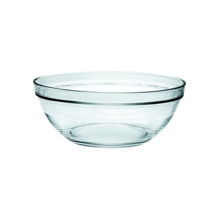 The Basics 7 Inches Diameter Simple Glass Bowl / Bowls Medium Sized