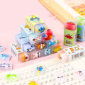 Cartoon Eraser For Children With Less Crumbs Painting Can Be Cut Eraser Sassafras Elementary School Sandwich Eraser. 