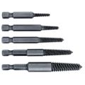 6 PCS Damaged Screw and Broken Bolt Extractor Set with 1/4 Quick Change Arbors Tool Kit Bad Screw Stud Remover. 