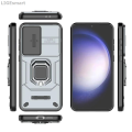 LIGEsmart 34 A24FE A5524 Ult Hybrid Heavy Duty Armor Bracket Protective Case for Luxury Samsung Sra S23 Plus A35 A25 A15 A54 A A14 Shock Protective Case. 