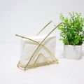 2Pcs Tabletop Napkin Holder Dispenser Stand Dinner Table Napkin Organizer Dining Table Wrought Iron Paper Towel Clip. 