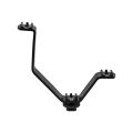 V-Shape Triple 3 Universal Cold Shoe Mount Bracket For DSLR Camera Microphone LED Light. 