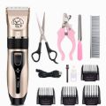 Professional Ceramic Blade Electric Dog Hair Clipper Electric Cordless Grooming Trimmer Kit Rechargeable Clippers Hair Shaver Cat/Dog/Rabbit. 