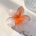 1 Piece Korean Flower Hair Clip Candy Color Hair Claw for Women Catch Hairpins Girls Ins Accessories 7CM Large. 