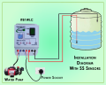 Water Level Controller Semi Automatic. 