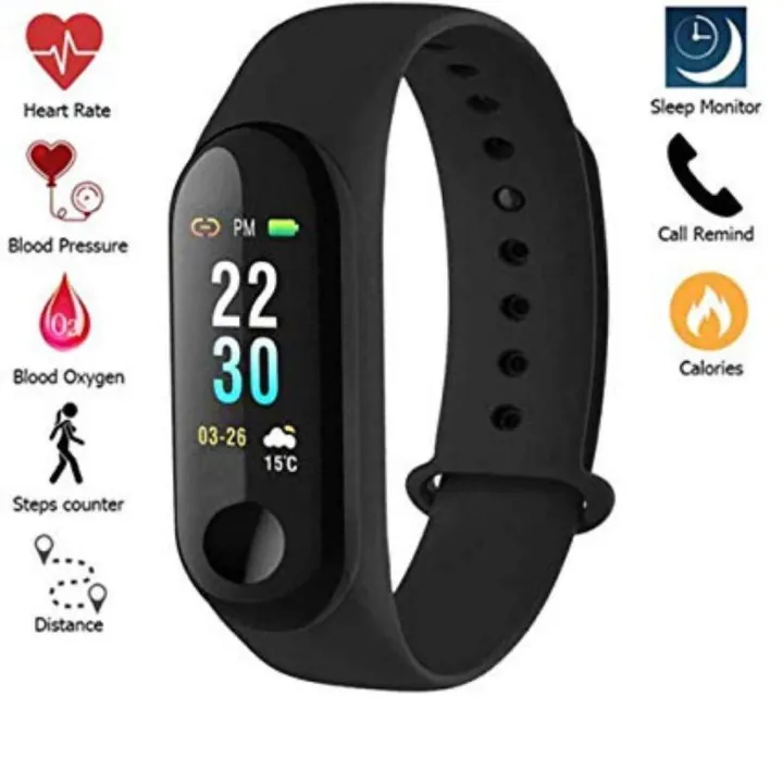 M3%20Intelligence%20Bluetooth%20Health%20Wrist%20Smart%20Band%20Watch%20Monitor/Activity%20Tracker/Smart%20Fitness%20Band%20Compatible%20For%20All%20-%20Image%203