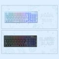 AJAZZ AF981 Wired Keyboard RGB Gaming Keyboard with 19-Key Anti-Ghosting Metal Base Ergonomic Design Volume Control. 
