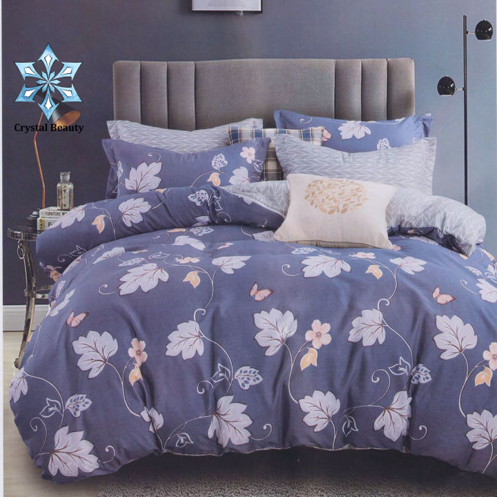 Exclusive King Size Mini-Cotton Bed Sets(Best Quality) With Two Pillow Covers, One Bedsheet And One Blanket Cover For Comfort Bedding