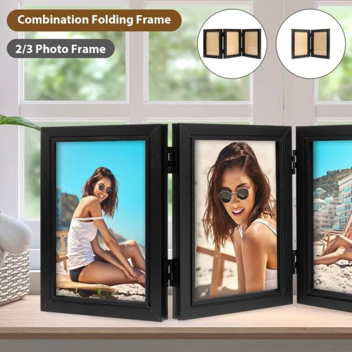 Modern%20Simple%20Creative%20Foldable%20Hinge%20Photo%20Frame%20Rectangular%20Double/Triple%20Portrait%20Picture%20Frame%202/3/4/5%20Linked%206/7/8%20Inches%20Desktop%20Album%20Set%20Gift%20-%20Image%204
