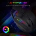 Redragon Chiron H380 Rgb Backlit Gaming Headset, 7.1 Usb Surround Sound Computer Pc Headset Headphones With Microphone. 