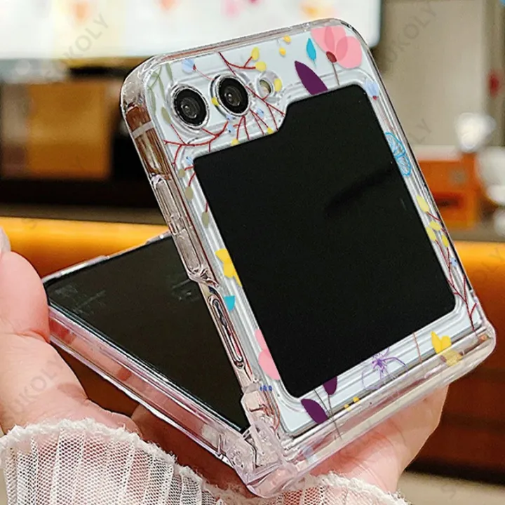 Zhitian%20Luxury%20Floral%20Transparent%20Folding%20Phone%20Case%20For%20Samsung%20Galaxy%20Z%20Flip%206%205%204%203%20Hard%20Back%20Cover%20For%20Samsung%20Galaxy%20Z%20Flip6%20Flip5%20Flip4%20-%20Image%206