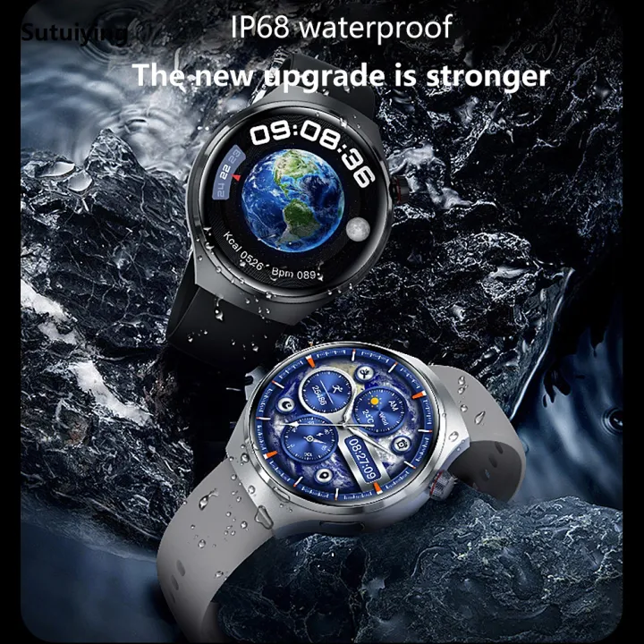 Sutuiying%202025%20New%20GT%20Series%204%20Pro%20Smart%20Watch%20Men%20AMOLED%20HD%20Screen%20Bluetooth%20Hot%20Selling%20Call%20GPS%20NFC%20Heart%20rate%20Waterproof%20Smart%20Watch%20For%20HUAWEI%20-%20Image%204