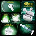 Green Pulse ANC (UP to 32 dB) Earbuds | 40 Hours | Quad Mic |  App Support | BT Version 6.0 | 45ms Low Latency| IPX5 Water Resistance  | ASAP  Fast Charging | 12.4mm Driver For Deep Bass Wireless Earbuds | Type-c Charging. 