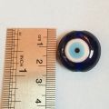 Blue Evil Eye Charm. Amulet. Round Shape Pendant For Necklace & Bracelet. 