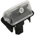 NAMUNY 4Pcs Car LED License Plate Light Parking Light External License Plate Light for. 