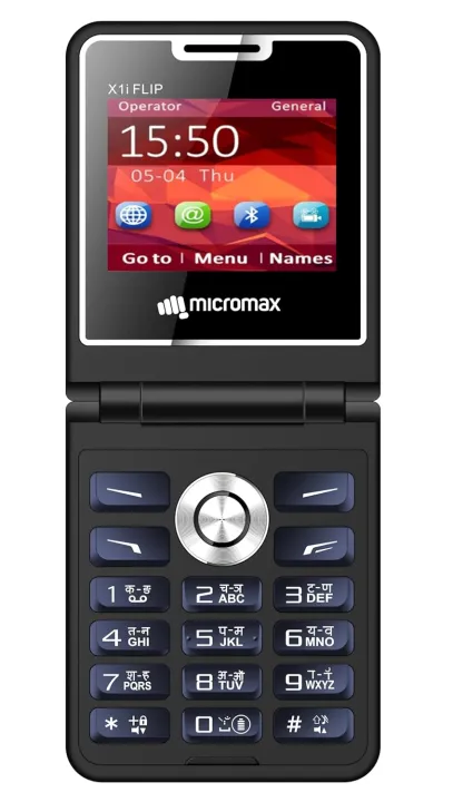 MMX X1i Flip keypad Phone with Dual SIM | Big 2.4" Display | TypeC USB ...