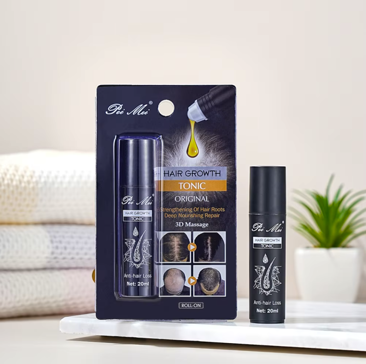 Peimei 100% Organic Ginger Hair Growth Tonic Oil Serum – Anti-Hair Loss & DHT Blocker