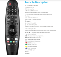 Universal Remote Control for LG Smart TV Magic Remote Compatible with All Models of LG TVs. 