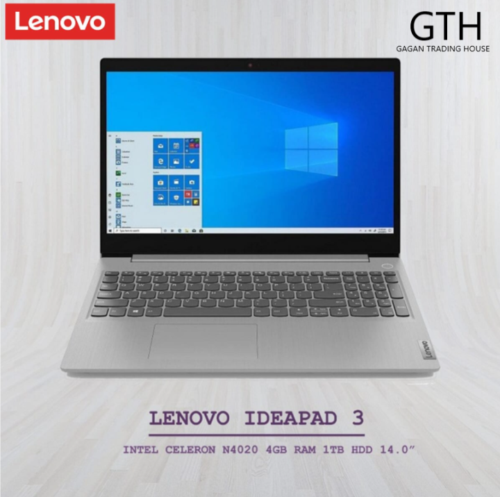 Lenovo Ideapad 3 INTEL CELERON N4020/4GB RAM/1TB HDD/14.0" DISPLAY