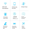 CGearuppt Tuya APP Remote Control WIFI+GSM Alarm System for Home Security Burglar Alarm Sensor PIR Motion Detection Door Contact. 