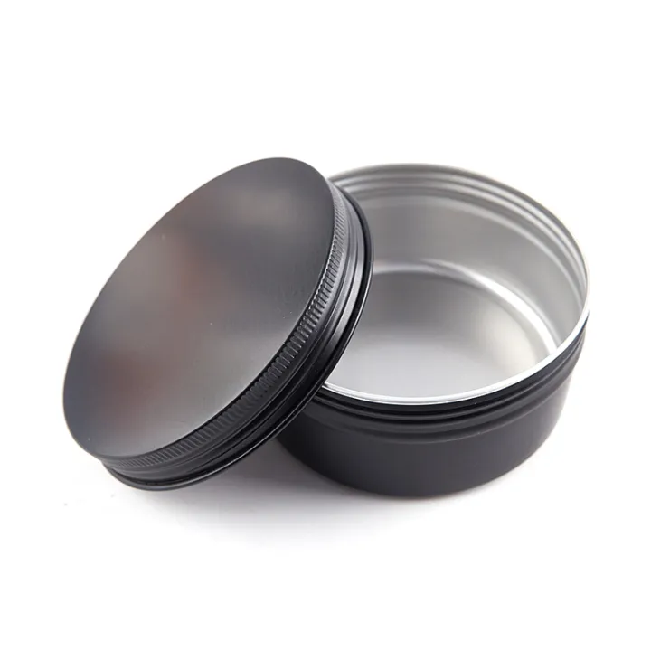 15-250ml%20Black%20Aluminum%20Cans%20Round%20Tin%20Box%20with%20Lid%20Metal%20Pill%20Cans%20Cream%20Ointment%20Jars%20Storage%20Container%20for%20Balm%20Wax%20Cosmetics%20-%20Image%203