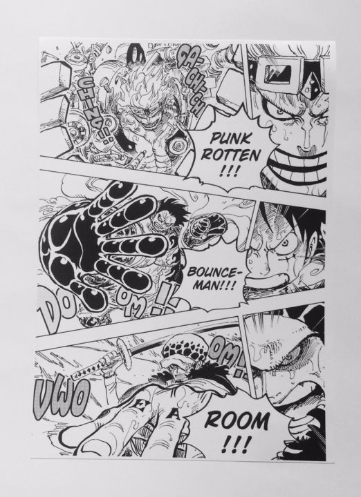 Mix%20One%20Piece%20Manga%20Poster%20(6pc)%20Black%20And%20White%20Poster%20-%20Image%202