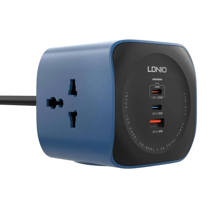 LDNIO%20SC3319%2065W%206-in-1%20Power%20Socket%20Cube%20-%20Universal%20Outlet%20Extension%20Cord%20with%202%20USB-C%20PD%20&%201%20USB-A%20Fast%20Charging%20Port%20-%202500W%20Multiplug%20Desktop%20Charging%20Station%20for%20Laptops,%20Smartphones%20&%20Home%20Appliances%20-%20Image%207