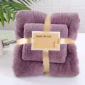 2 Piece Bath & Face Towel Set Home Textile Coral Velvet Absorbent Bath Towels For Adults Large Soft Comfortable Towel-/face towel. 
