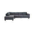 SB Furniture Lola Sofa - Left Corner - Grey Fabric. 