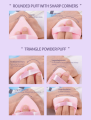 MAANGE 4pcs Mixed Shape Makeup Puff MAG51394. 
